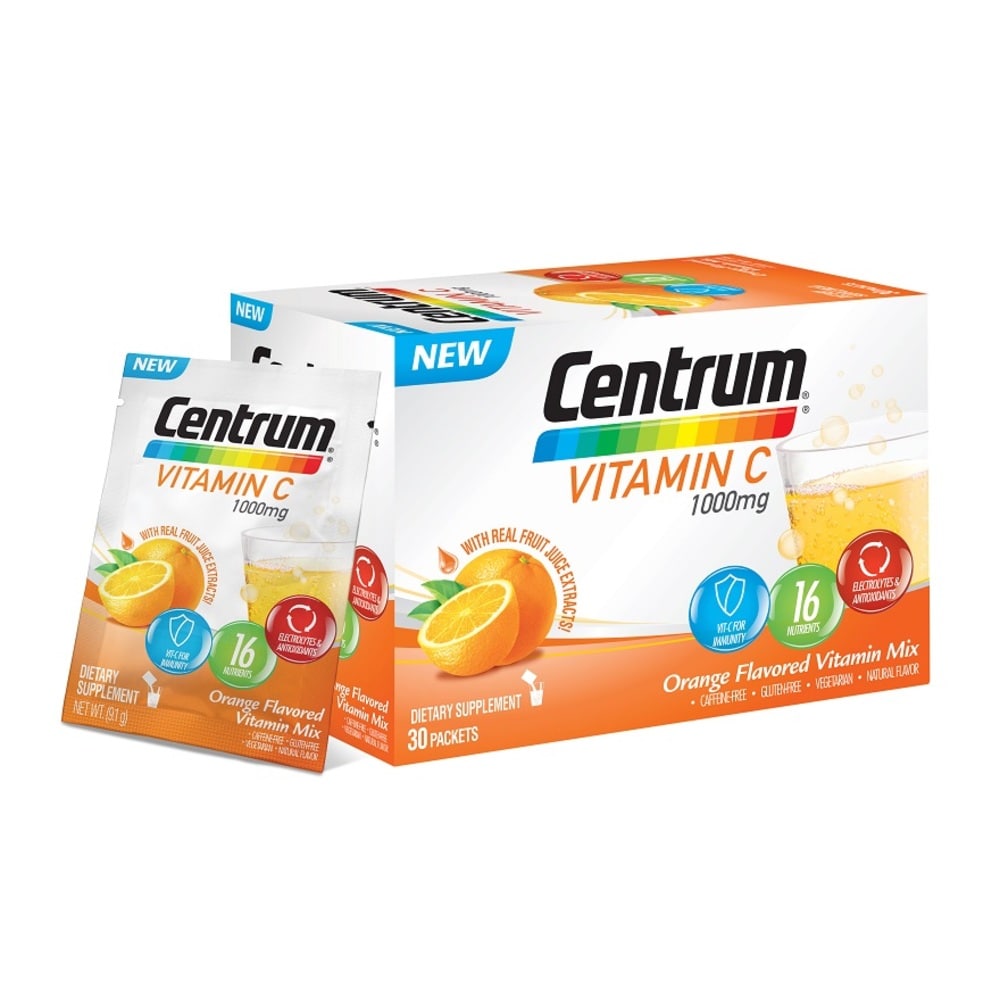 CENTRUM Vitamin C 1000Mg Orange Flavoured Vitamin Mix 30S